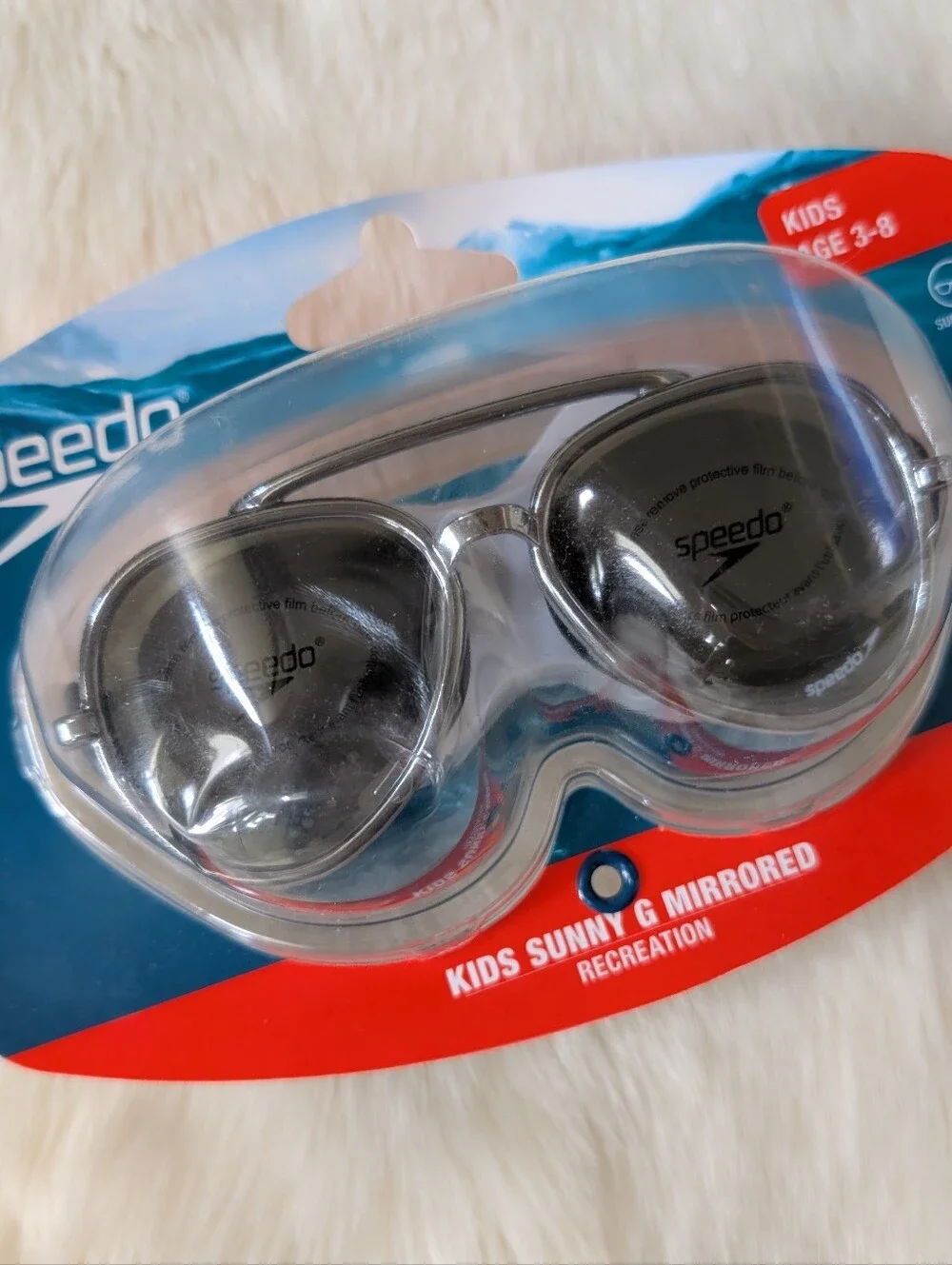 Speedo Kids Sunny G Mirrored Swim Goggles Ages 3-8